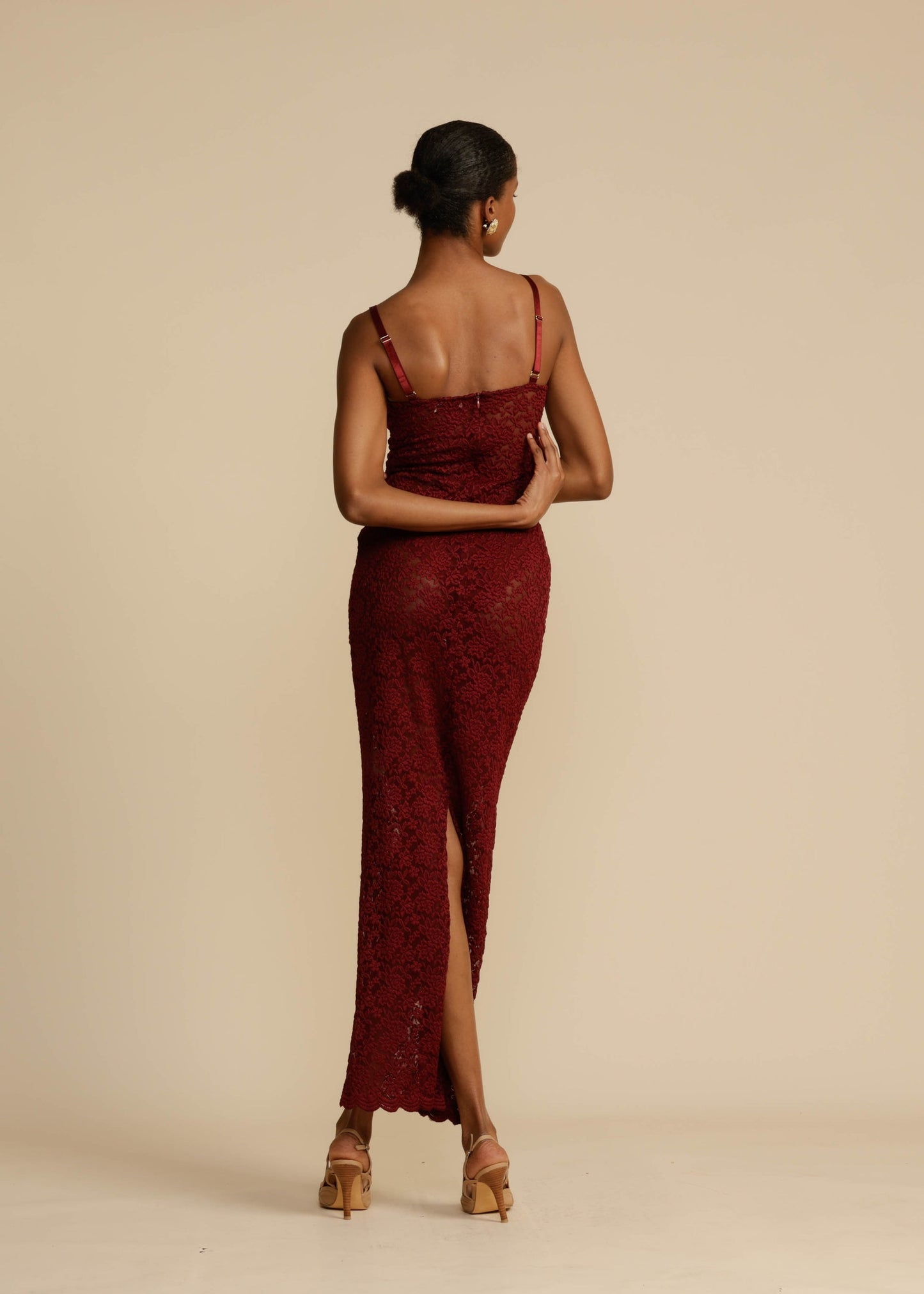 Arcina Ori Margot Wine Dress