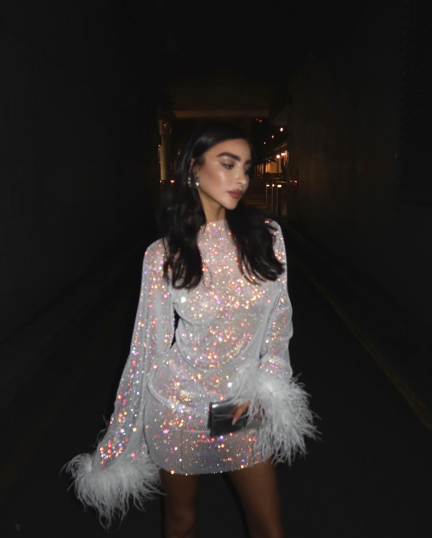 Santa Brands Crystal Feathers White